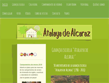 Tablet Screenshot of granjaescuela-atalaya.com